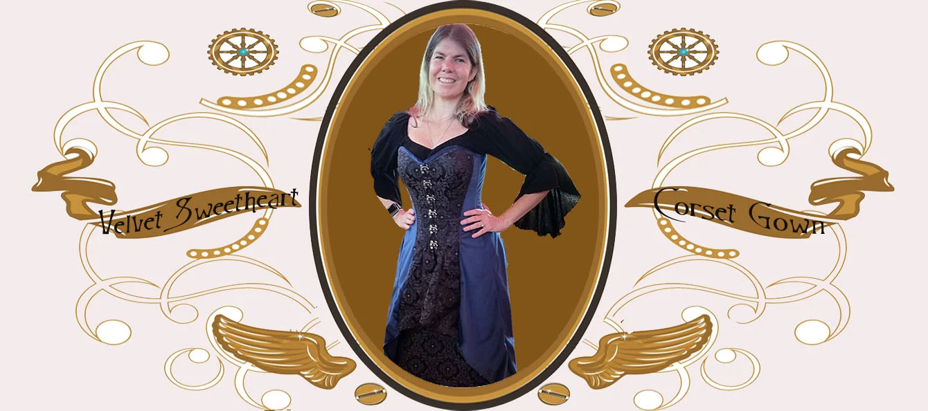 Velvet Sweetheart Corset Gown — Pendragon Costumes
